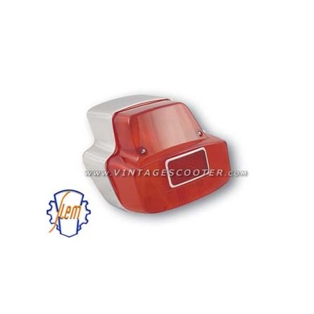 Feu arrière aluminium SIEM Vespa 150 GL / 180 SS + Joint